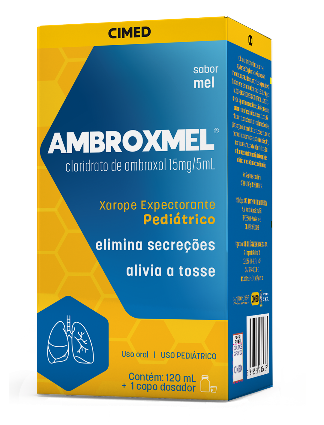 Xarope Ambroxmel Infantil Cimed 120ml - Drogaria Venancio