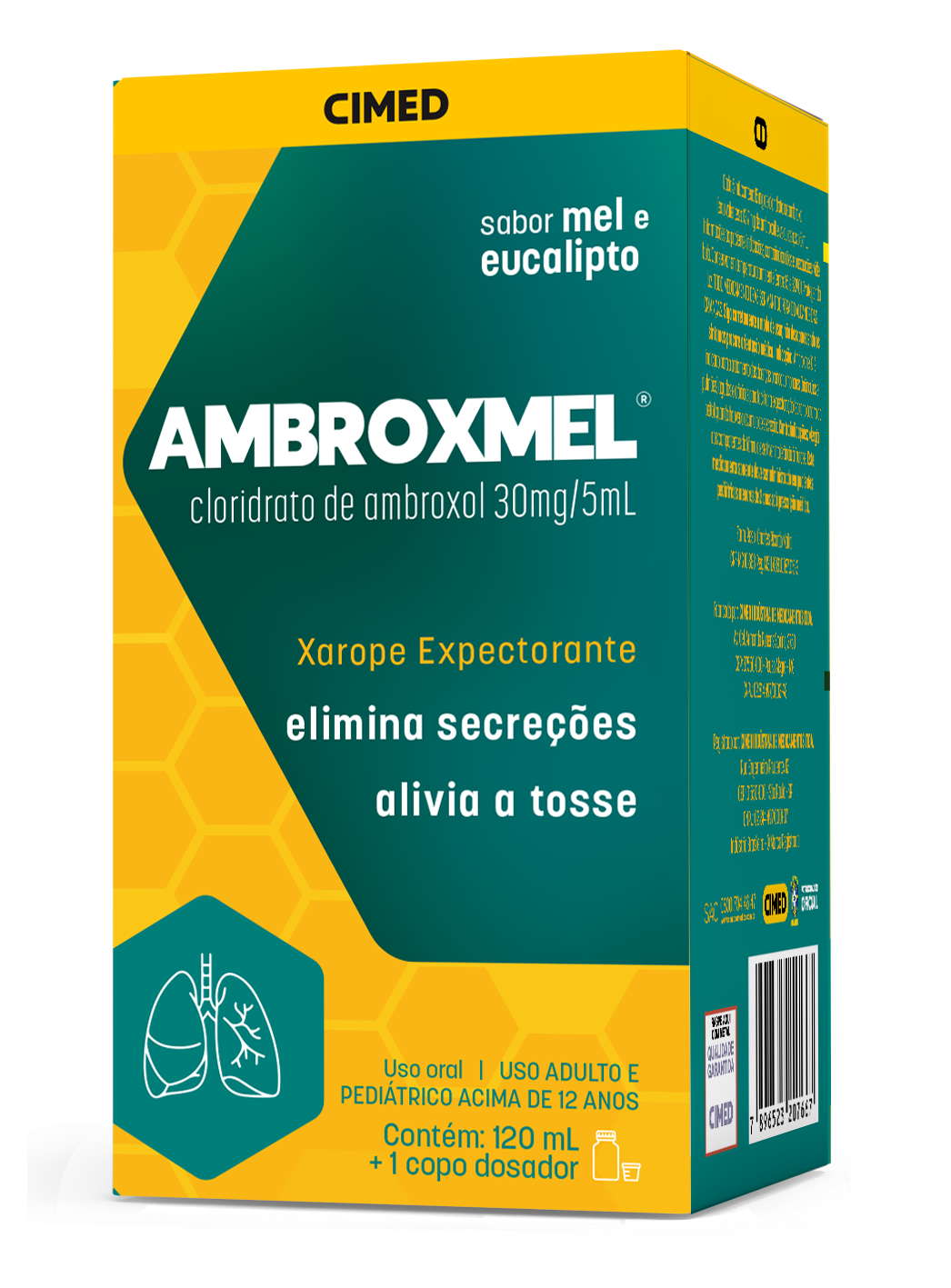 Ambroxmel xarope adulto com 120ml - Cimed