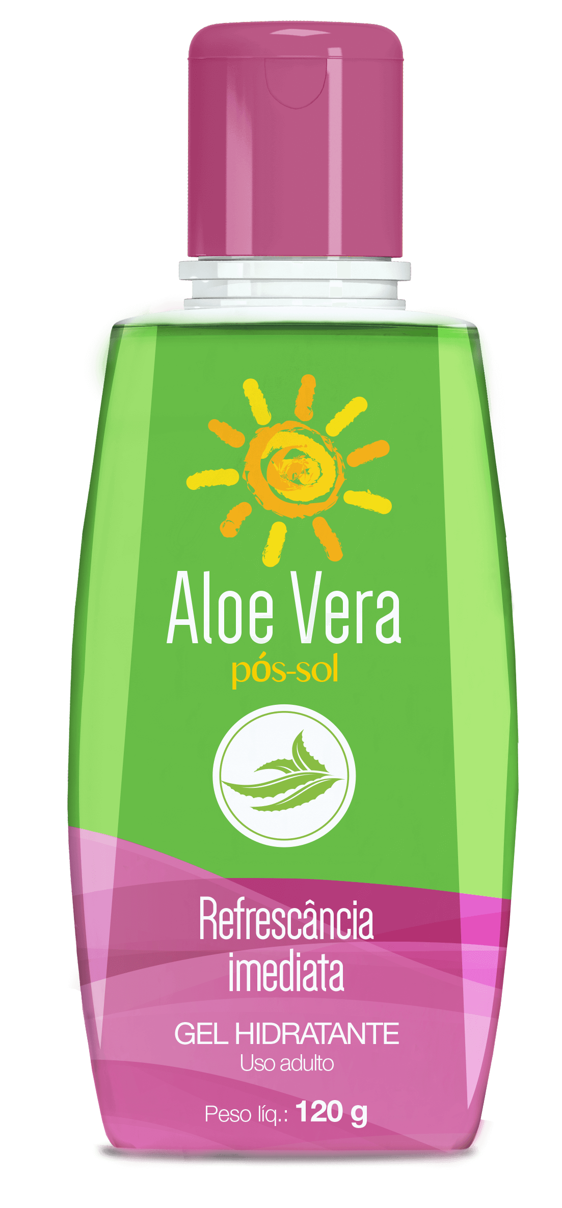 Imagem da embalagem de Calamina Aloe Vera pós-sol