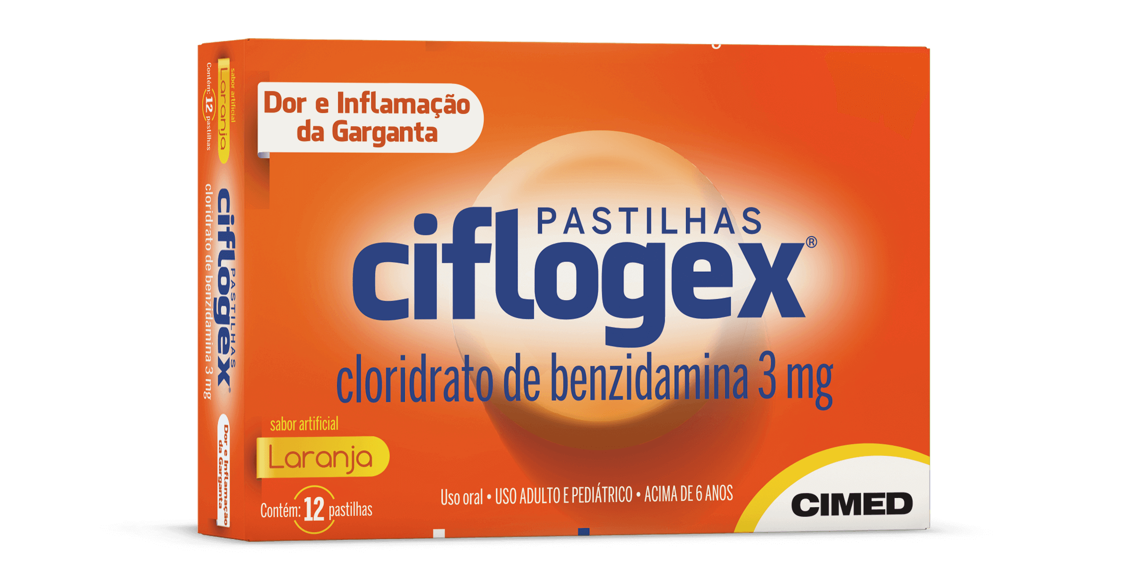 Imagem da embalagem do Ciflogex Laranja.