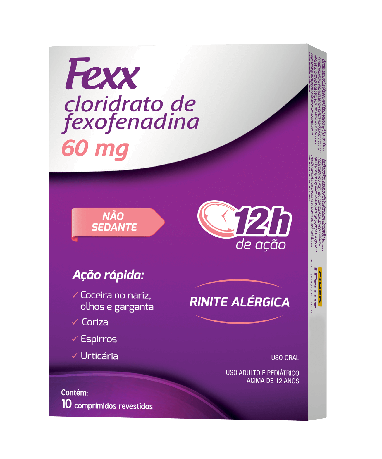 Imagem da embalagem do Fexx 60 mg.