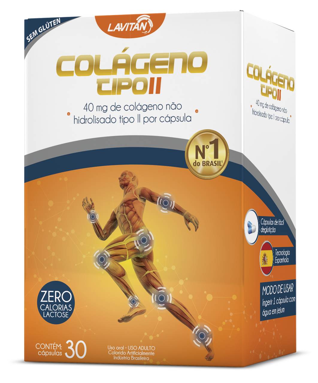 Imagem da Embalagem de Lavitan Colágeno Tipo 2