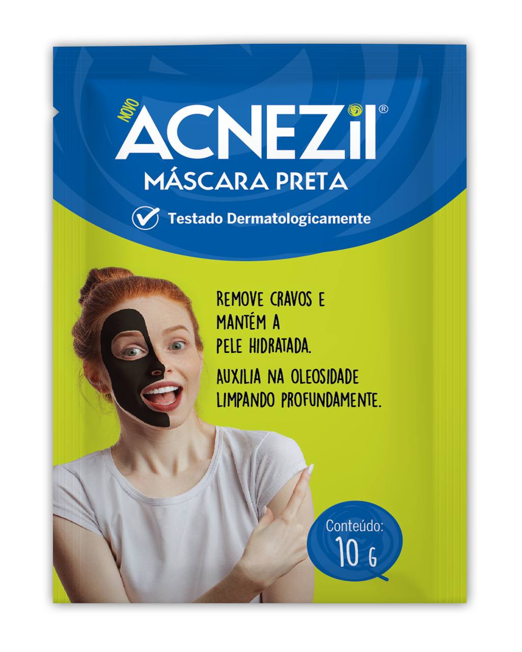 Imagem de embalagem de Acnezil Máscara para Cravos