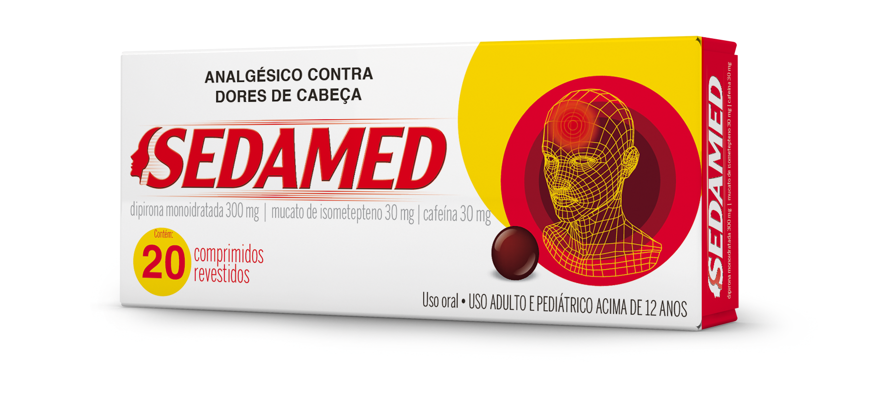 Imagem da embalagem do Sedamed.