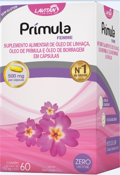 Imagem da embalagem de Prímula Femme suplemento alimentar