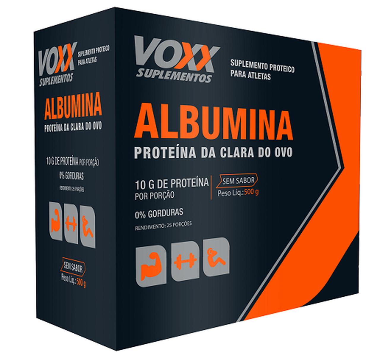 Imagem da embalagem de Voxx Albumina