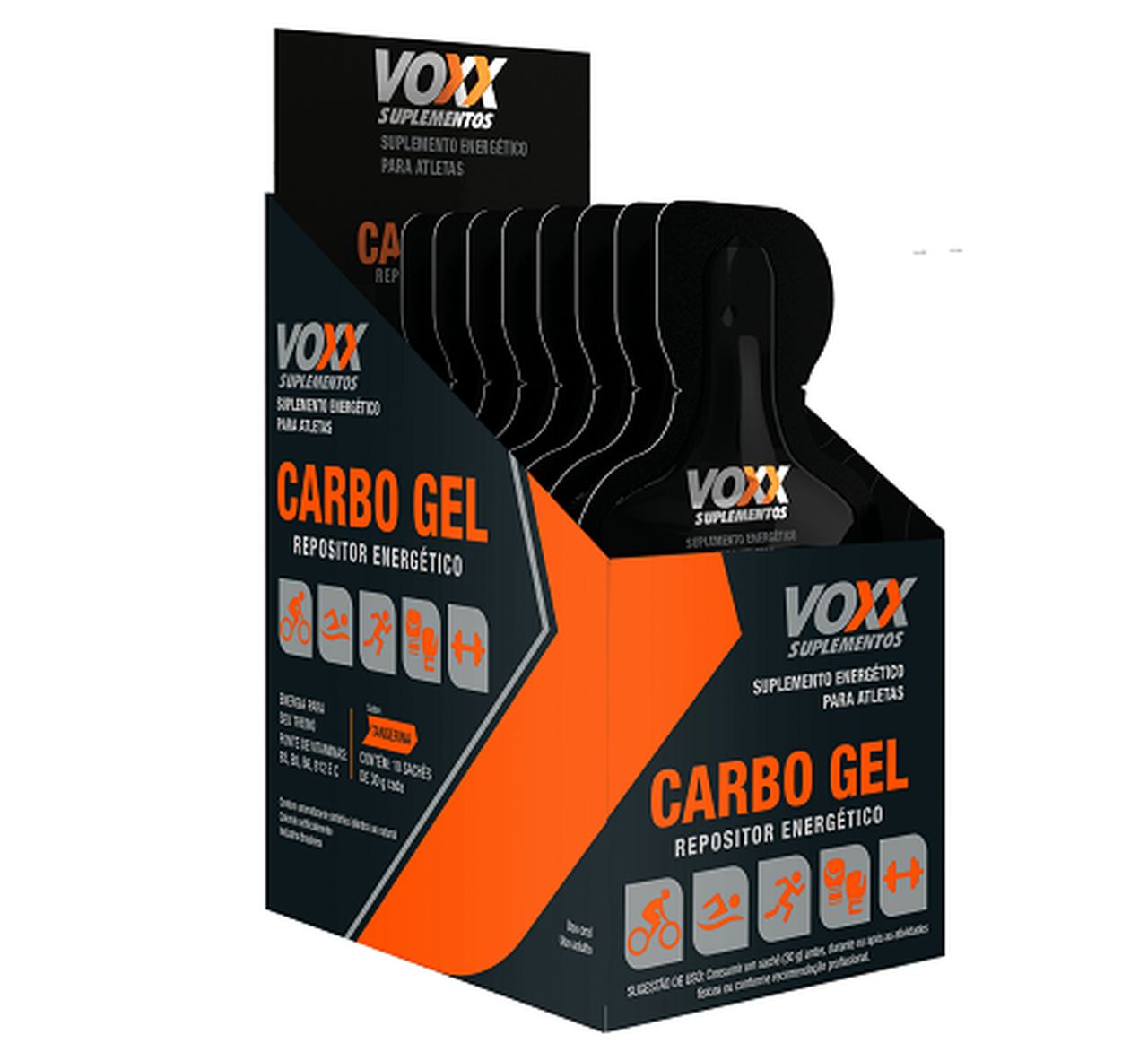 Imagem da embalagem de Voxx Carbo Gel
