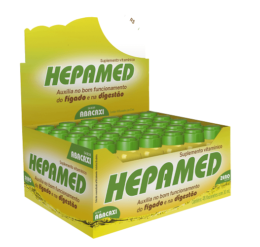 Imagem da embalagem do Hepamed.