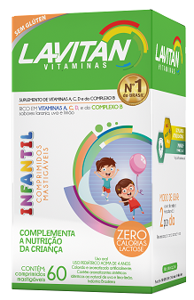 Imagem do Produto Lavitan Vitaminas Infantil Sabor Laranja, uva e limão