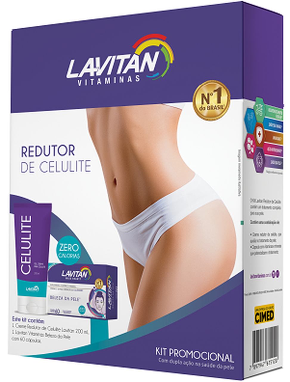 Imagem da Embalagem de Kit Lavitan Redutor de Celulite