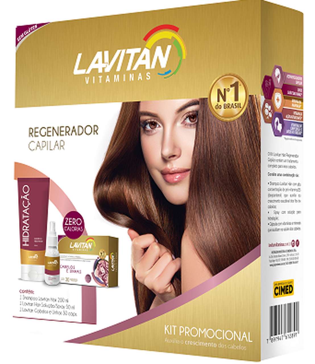 Imagem da Embalagem de Kit Lavitan Regenerador Capilar