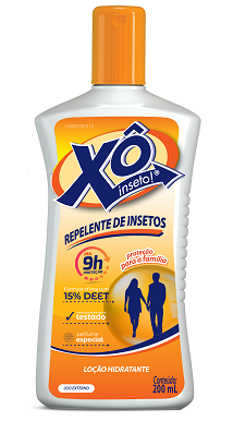 Imagem da embalagem do Xô Inseto Loção Hidratante.