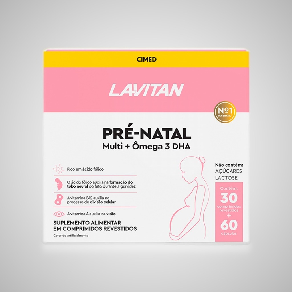 LAVITAN PRÉ-NATAL KIT MULTI + OMEGA 3
