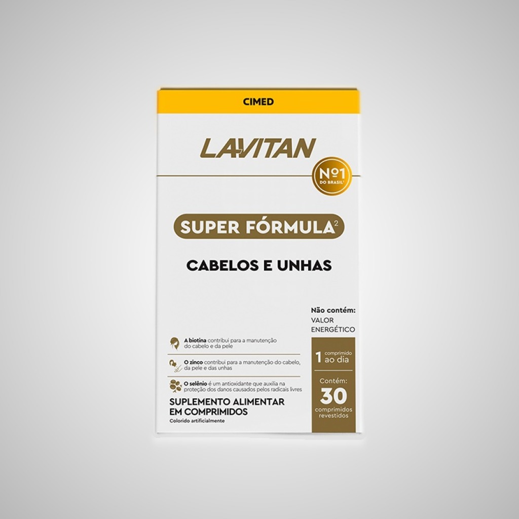 LAVITAN SUPER FÓRMULA CABELOS E UNHAS
