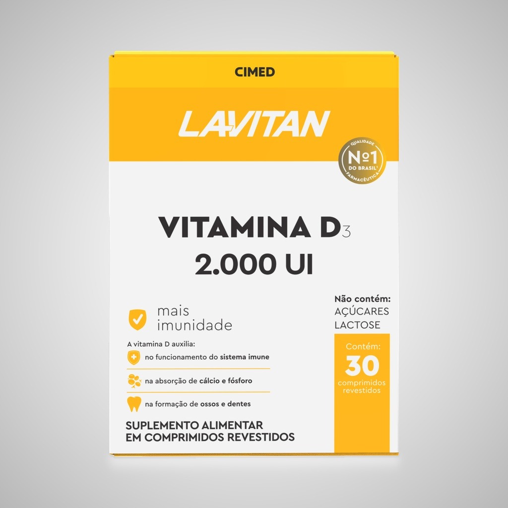 Lavitan Vitamina D 2.000 UI Mais Imunidade