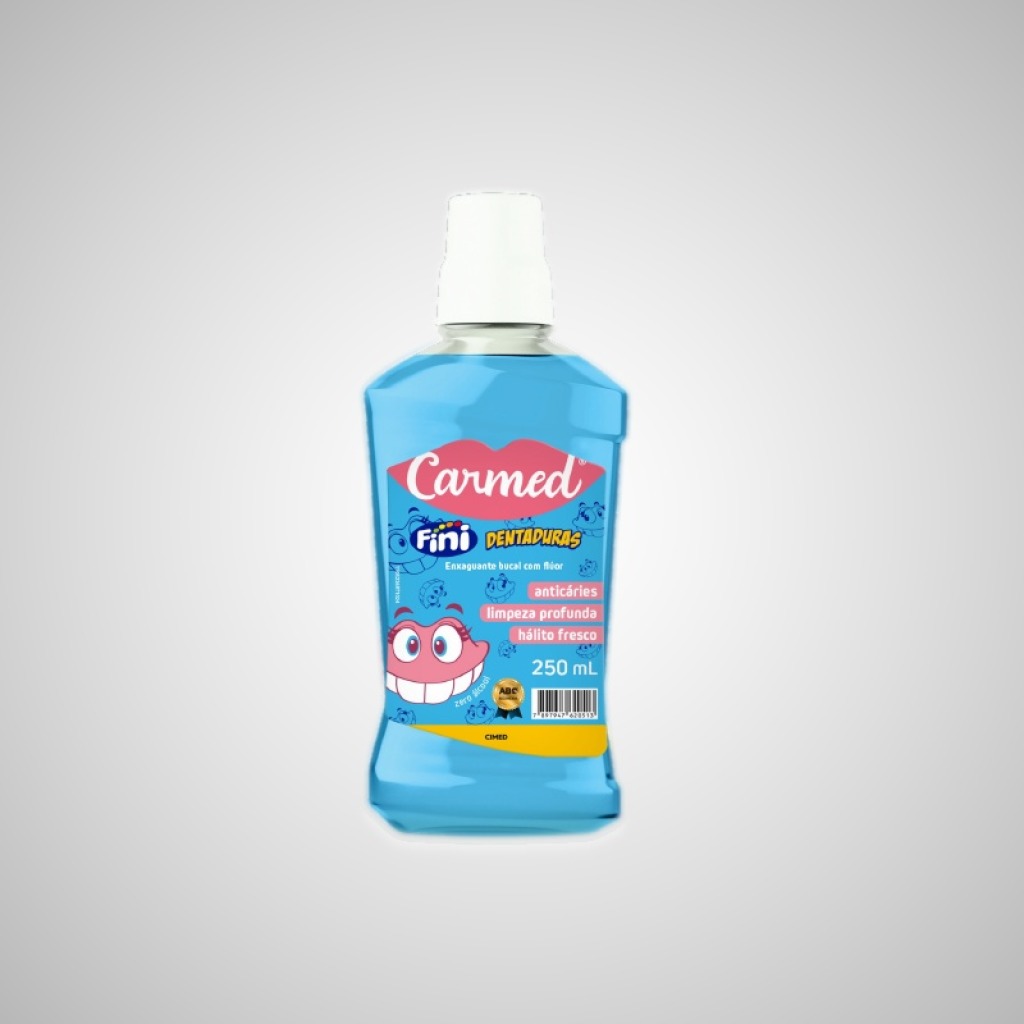 Carmed Enxaguante Bucal Fini Dentaduras