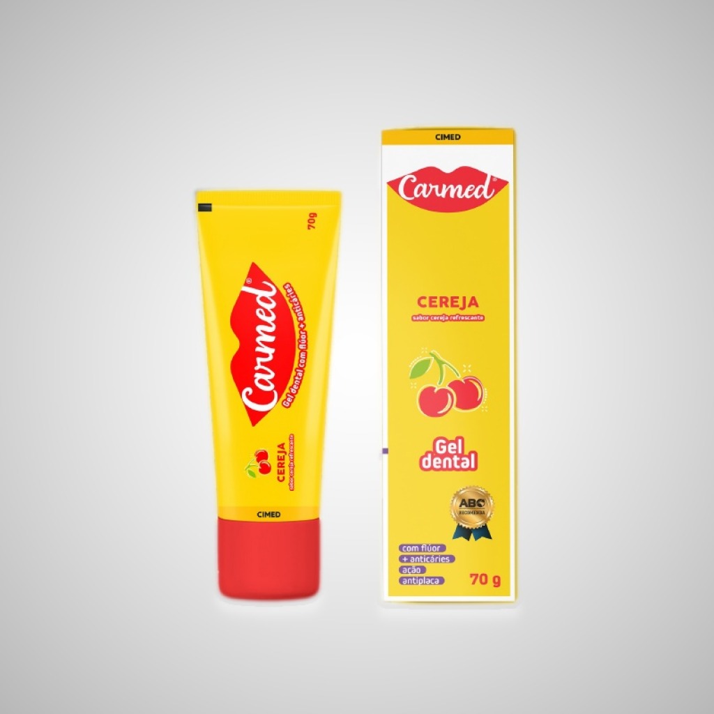 Carmed Gel Dental Cereja