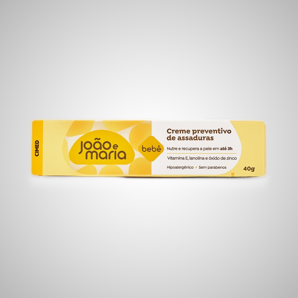 Creme Preventivo de Assaduras – João e Maria