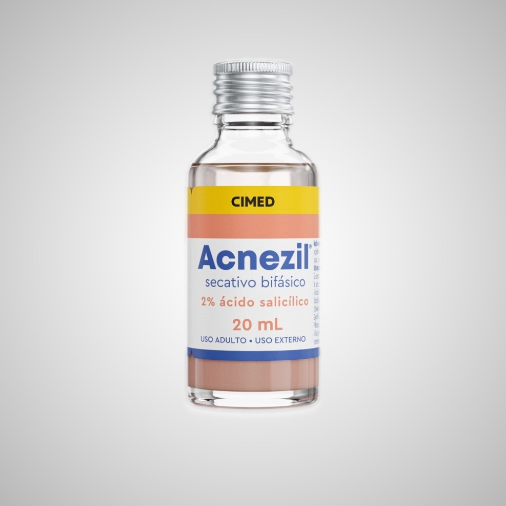 Acnezil secativo bifásico para espinhas