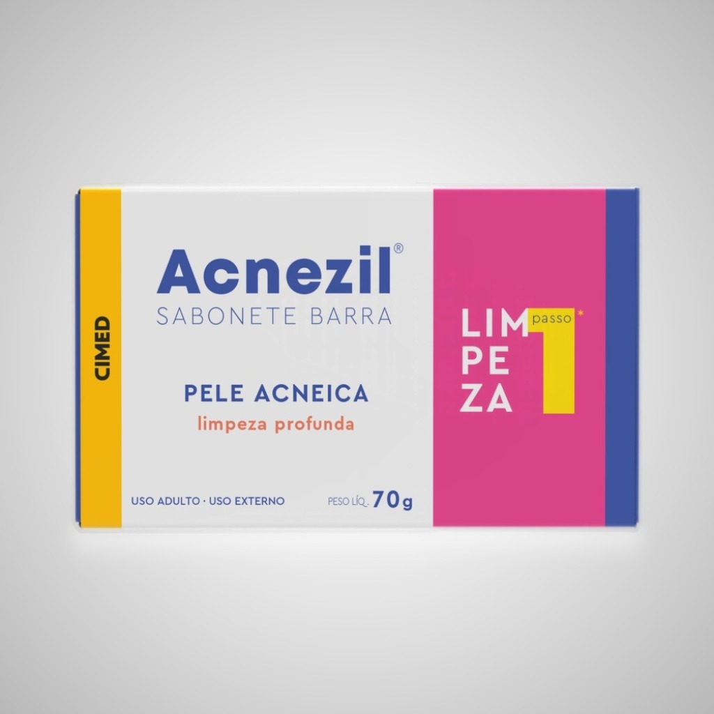 Acnezil Sabonete Barra Pele Acneica