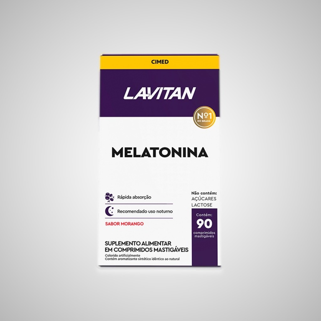 LAVITAN MELATONINA 90 COMPRIMIDOS MORANGO